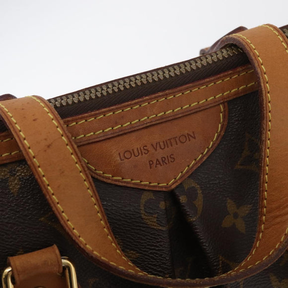 LOUIS VUITTON Monogram Palermo PM Tote Bag M40145 LV Auth ep14576A