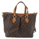 LOUIS VUITTON Monogram Palermo PM Tote Bag M40145 LV Auth ep14576A-2