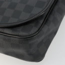 LOUIS VUITTON Damier Graphite Daniel MM Shoulder Bag N58029 LV Auth ep14582-10
