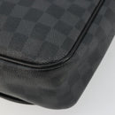 LOUIS VUITTON Damier Graphite Daniel MM Shoulder Bag N58029 LV Auth ep14582-12