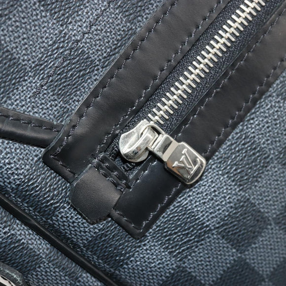 LOUIS VUITTON Damier Graphite Daniel MM Shoulder Bag N58029 LV Auth ep14582