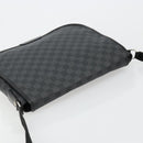 LOUIS VUITTON Damier Graphite Daniel MM Shoulder Bag N58029 LV Auth ep14582-6