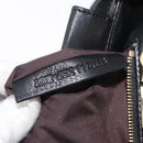 FENDI Monster Peek A Boo XS Hand Bag Leather 2way Black Gold Auth ep14588SAV-11