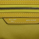 CELINE Luggage Mini Shopper Hand Bag Leather Yellow Auth ep14591V-19