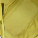 CELINE Luggage Mini Shopper Hand Bag Leather Yellow Auth ep14591V-20