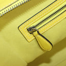 CELINE Luggage Mini Shopper Hand Bag Leather Yellow Auth ep14591V-24