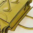 CELINE Luggage Mini Shopper Hand Bag Leather Yellow Auth ep14591V-7