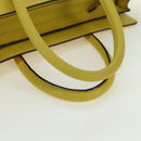 CELINE Luggage Mini Shopper Hand Bag Leather Yellow Auth ep14591V-8