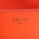 CELINE Luggage Mini Shopper Hand Bag Leather Orange Gold Auth ep14592V-14