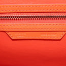 CELINE Luggage Mini Shopper Hand Bag Leather Orange Gold Auth ep14592V-16