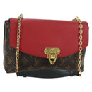 LOUIS VUITTON Monogram Sun Placide Shoulder Bag Red M43713 LV Auth ep14595V-1