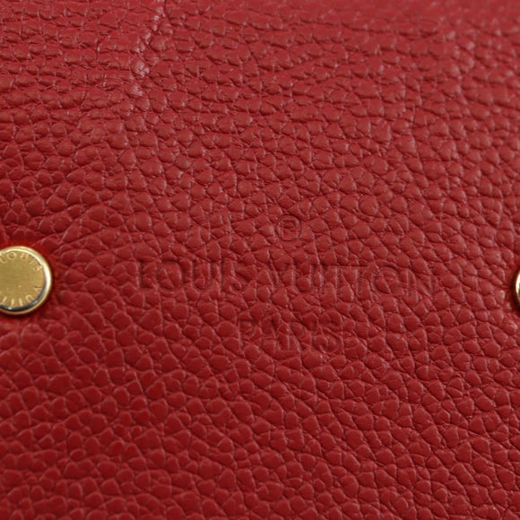 LOUIS VUITTON Monogram Sun Placide Shoulder Bag Red M43713 LV Auth ep14595V