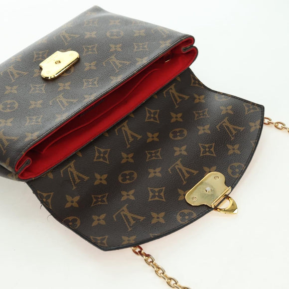 LOUIS VUITTON Monogram Sun Placide Shoulder Bag Red M43713 LV Auth ep14595V