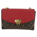 LOUIS VUITTON Monogram Sun Placide Shoulder Bag Red M43713 LV Auth ep14595V-2