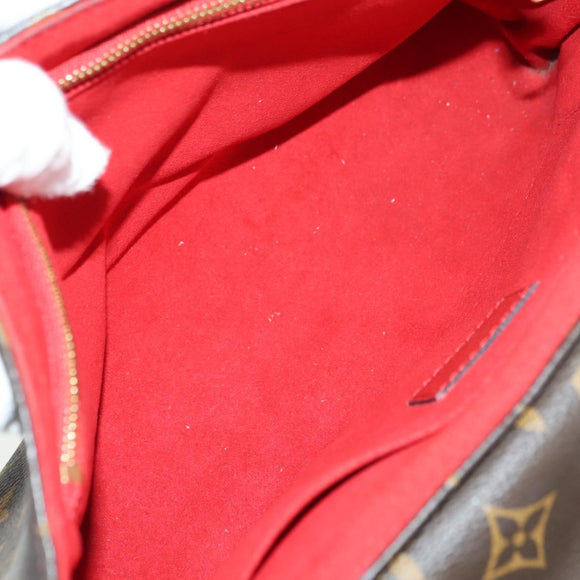 LOUIS VUITTON Monogram Sun Placide Shoulder Bag Red M43713 LV Auth ep14595V