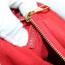 LOUIS VUITTON Monogram Sun Placide Shoulder Bag Red M43713 LV Auth ep14595V-28