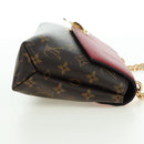 LOUIS VUITTON Monogram Sun Placide Shoulder Bag Red M43713 LV Auth ep14595V-5