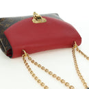 LOUIS VUITTON Monogram Sun Placide Shoulder Bag Red M43713 LV Auth ep14595V-6