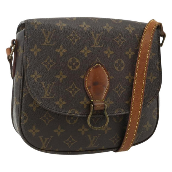 LOUIS VUITTON Monogram Saint Cloud GM Shoulder Bag M51242 LV Auth ep14600