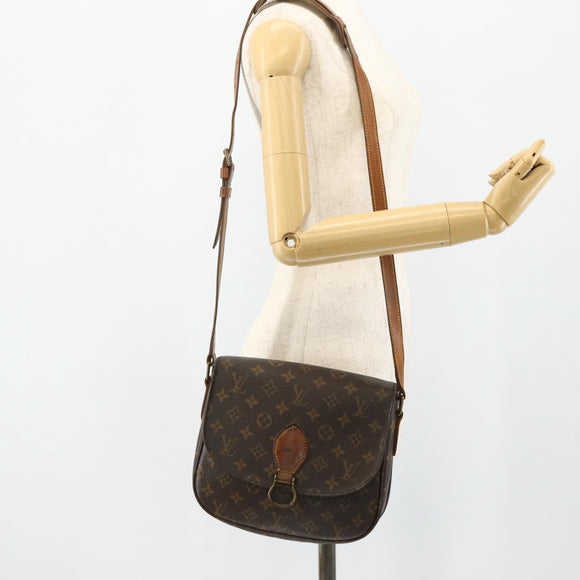 LOUIS VUITTON Monogram Saint Cloud GM Shoulder Bag M51242 LV Auth ep14600