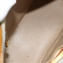 LOUIS VUITTON Monogram Vernis Houston Hand Bag Beige M91004 LV Auth ep14601-16