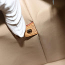 LOUIS VUITTON Monogram Vernis Houston Hand Bag Beige M91004 LV Auth ep14601-22