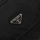 PRADA Shoulder Bag Nylon Black Silver Auth ep14604-14