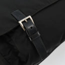 PRADA Shoulder Bag Nylon Black Silver Auth ep14604-15