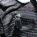 PRADA Shoulder Bag Nylon Black Silver Auth ep14604-22