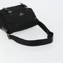 PRADA Shoulder Bag Nylon Black Silver Auth ep14604-7