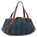 GUCCI GG Canvas Interlocking G Abbey Tote Bag Denim Outlet 130736 Auth ep14606A-1