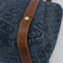 GUCCI GG Canvas Interlocking G Abbey Tote Bag Denim Outlet 130736 Auth ep14606A-10