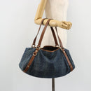 GUCCI GG Canvas Interlocking G Abbey Tote Bag Denim Outlet 130736 Auth ep14606A-22