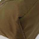 PRADA Tote Bag Nylon Green Silver Auth ep14607-14