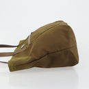 PRADA Tote Bag Nylon Green Silver Auth ep14607-4