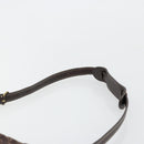 LOUIS VUITTON Monogram Mini Lin Boulogne Bag Brown Ebene M95225 LV Auth ep14608A-8