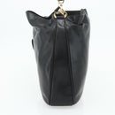 GUCCI Bamboo Hand Bag Nylon 2way Black Gold 001 2058 1577 Auth ep14609-5