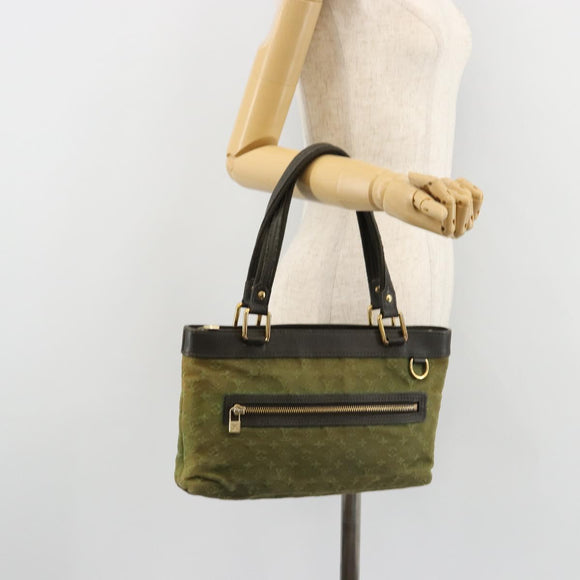 LOUIS VUITTON Monogram Mini Lucille PM Hand Bag TST Khaki M92682 LV Auth ep14614