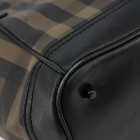 BURBERRY Nova Check Tote Bag PVC Beige Auth ep14617