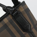 BURBERRY Nova Check Tote Bag PVC Beige Auth ep14617-14