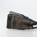 BURBERRY Nova Check Tote Bag PVC Beige Auth ep14617-4