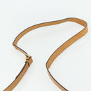 CELINE Macadam Canvas Medallion Shoulder Bag PVC Leather Brown Gold Auth ep14618-8