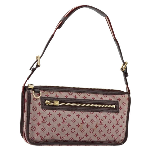 LOUIS VUITTON Monogram Mini Pochette Catrain Bag Red M92331 LV Auth ep14619A