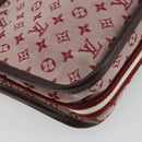 LOUIS VUITTON Monogram Mini Pochette Catrain Bag Red M92331 LV Auth ep14619A-17