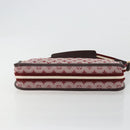 LOUIS VUITTON Monogram Mini Pochette Catrain Bag Red M92331 LV Auth ep14619A-5