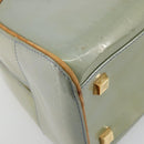 LOUIS VUITTON Monogram Vernis Tompkins Square Hand Bag Lavand LV Auth ep14622-14