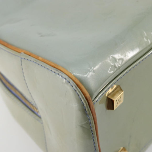 LOUIS VUITTON Monogram Vernis Tompkins Square Hand Bag Lavand LV Auth ep14622