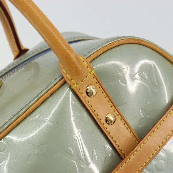 LOUIS VUITTON Monogram Vernis Tompkins Square Hand Bag Lavand LV Auth ep14622