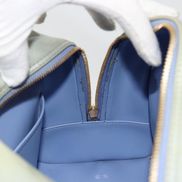 LOUIS VUITTON Monogram Vernis Tompkins Square Hand Bag Lavand LV Auth ep14622