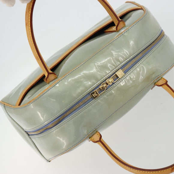 LOUIS VUITTON Monogram Vernis Tompkins Square Hand Bag Lavand LV Auth ep14622